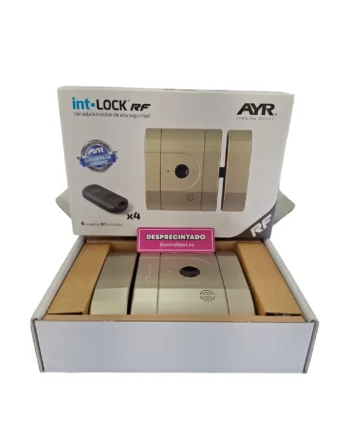 AYR int-Lock REF.504 x4 Cerradura Invisible de Alta Seguridad Amarilla Nueva Desprecintada