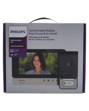 PHILIPS WelcomeEye Lite 7" Pulgadas Videoportero Negro