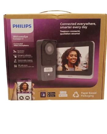 Philips WelcomeEye Connect 3 Videoportero Negro