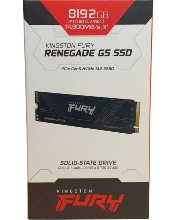 Kingston Fury Renegade G5 SSD 8TB Disco Duro Gaming Negro