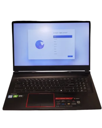 MSI GE75 Raider 8SF Intel Core i7 8th Gen / 16GB / 1TB + 500GB / RTX 2070 / Portátil Gaming Negro Segunda Mano