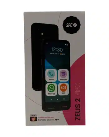 SPC Zeus 2 Pro 4GB 128GB Smartphone Para Mayores Negro
