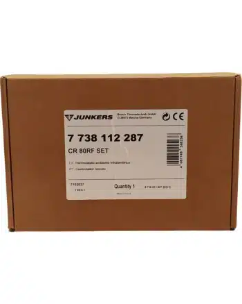 Junkers CR 80RF SET Termostato Inalámbrico Modulante Blanco