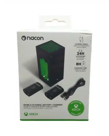 Nacon Double External Battery Charger Xbox Series X Negro