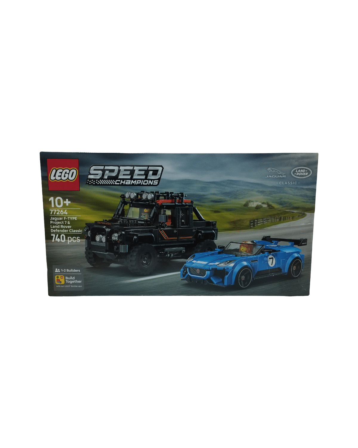 Lego SpeedChampions 77264 Jaguar F-Type Project 7 Land Rover Defender Classic
