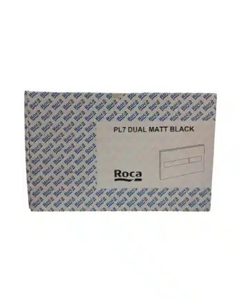 Roca PL7 Dual Pulsador Cisterna – Matt Black / Negro Mate